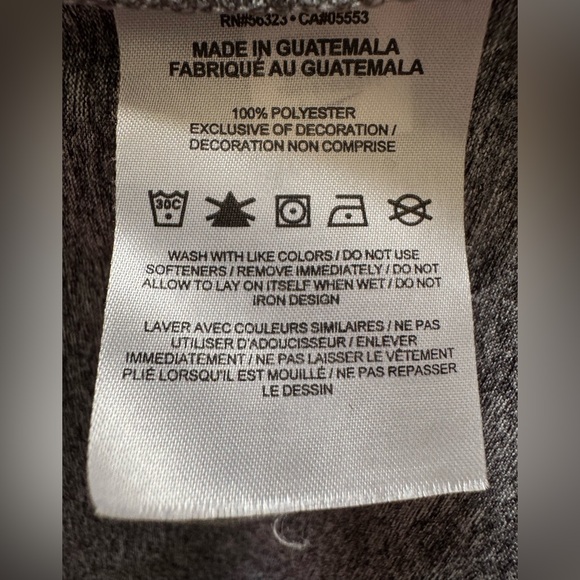 Nike XL Women’s Dri-FIT Legend T-Shirt, Pure Black/ Heather White - Picture 5 of 6